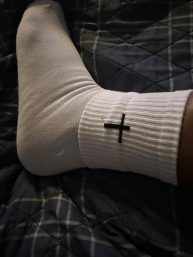 Customer photo review of Christian Performance Socks 3-Pack