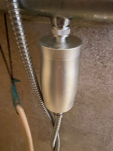 Customer photo review of AquaLab® Shower Filter