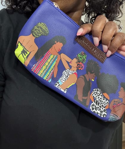 Customer photo review of Squad Royal Blue Cosmetic Bag