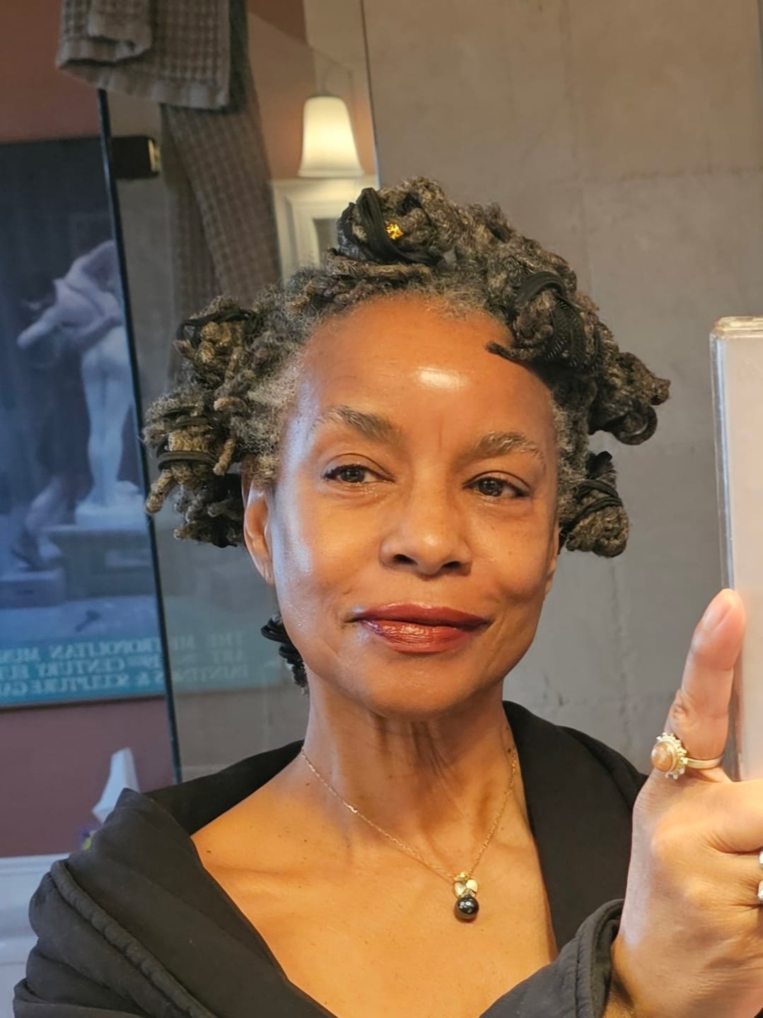 Customer photo review of Coffee Fix Peptide Eye Cream