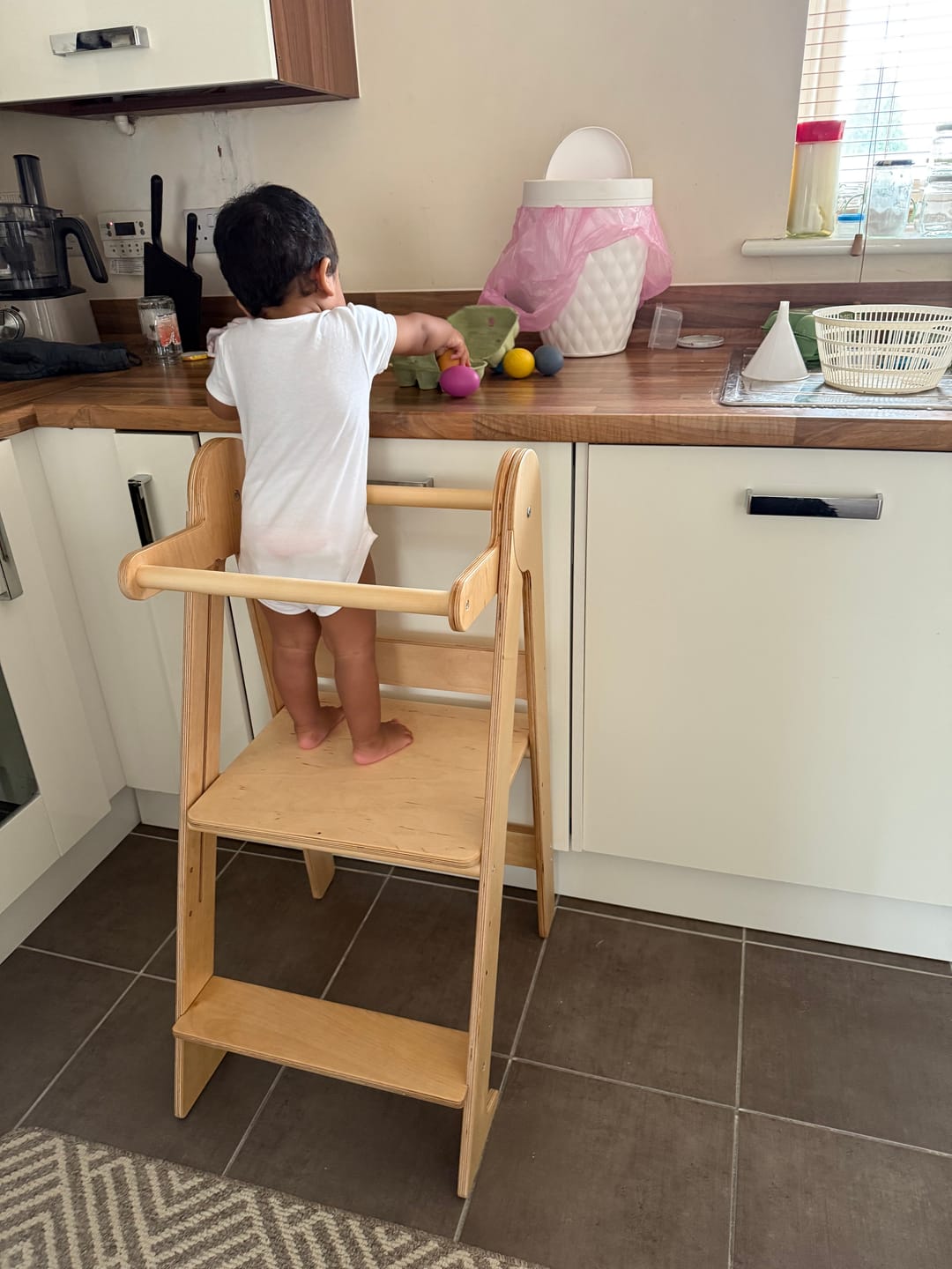 Customer photo review of Foldable Learning Tower