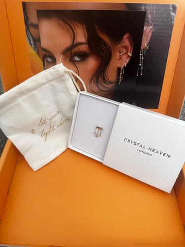 Customer photo review of SOLEIA Vertical Helix Cartilage Stud