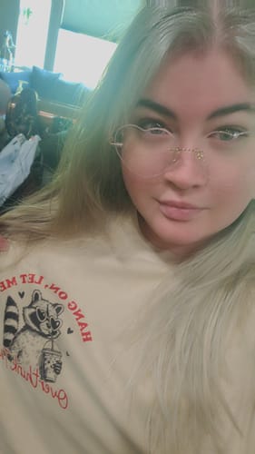 Customer photo review of Amora Eyeglasses