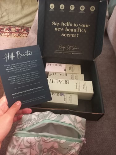 Customer photo review of Crème Hydratante Éclat au Thé Vert