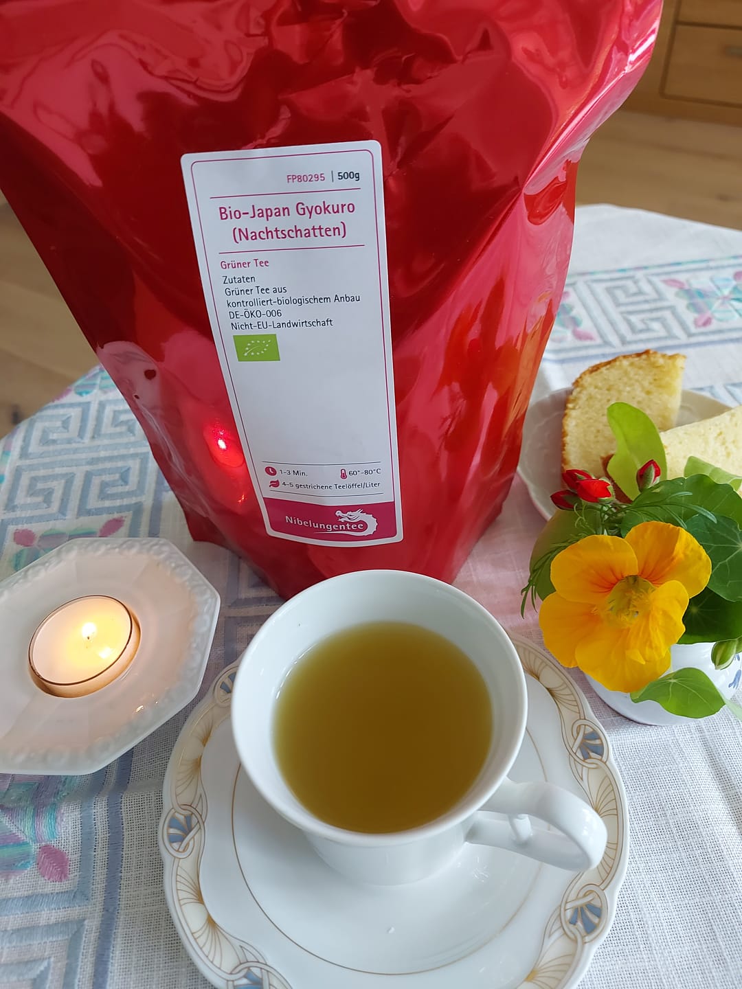 Customer photo review of Bio-Japan Gyokuro (Nachtschatten)