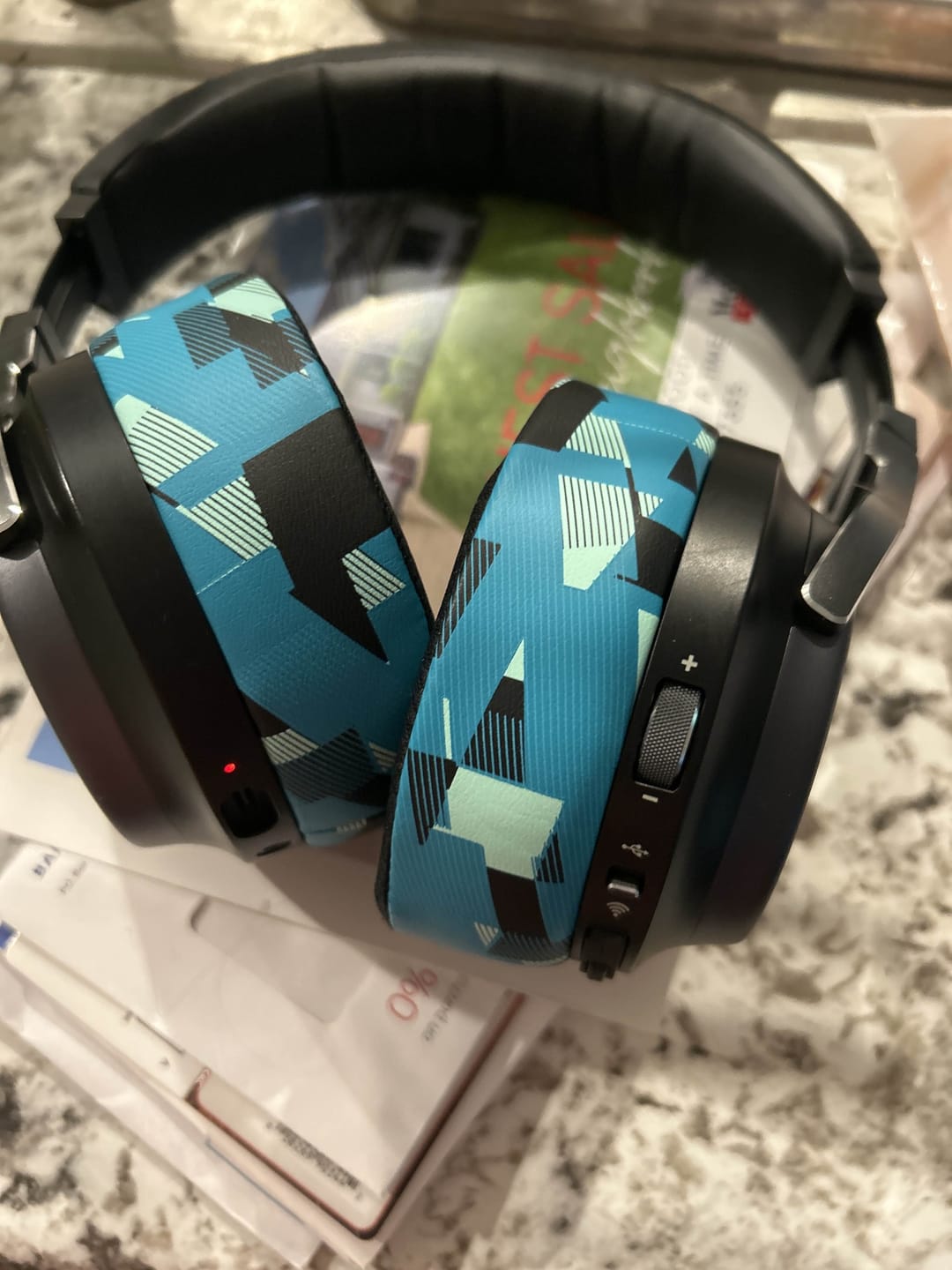 Customer photo review of Corsair Virtuoso Earpads - WC FreeZe Cooling Gel