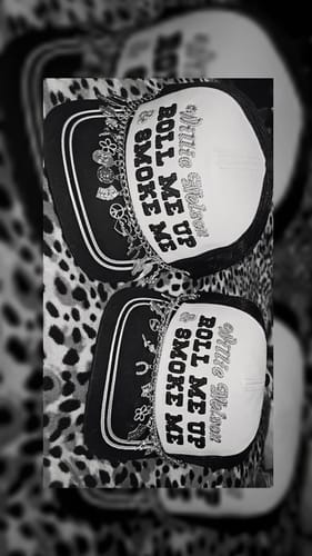 Customer photo review of Roll Me Up & Smoke Me Radler Hat