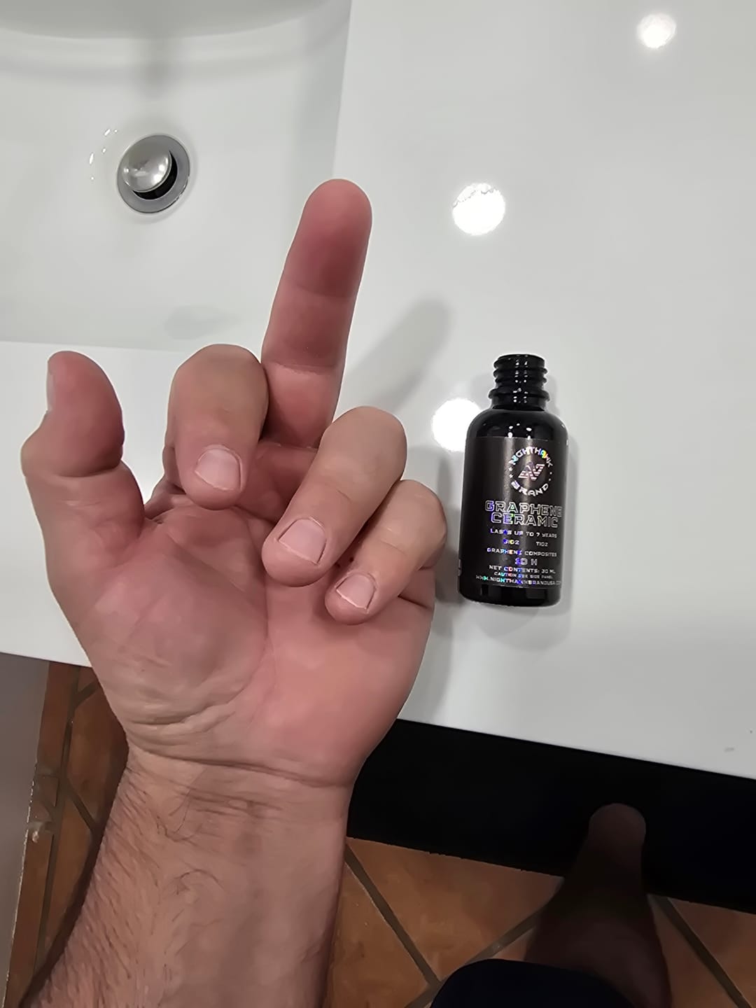 Customer photo review of Graphene Ceramic