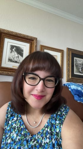 Customer photo review of M & Co. Diamond Tennis Necklace