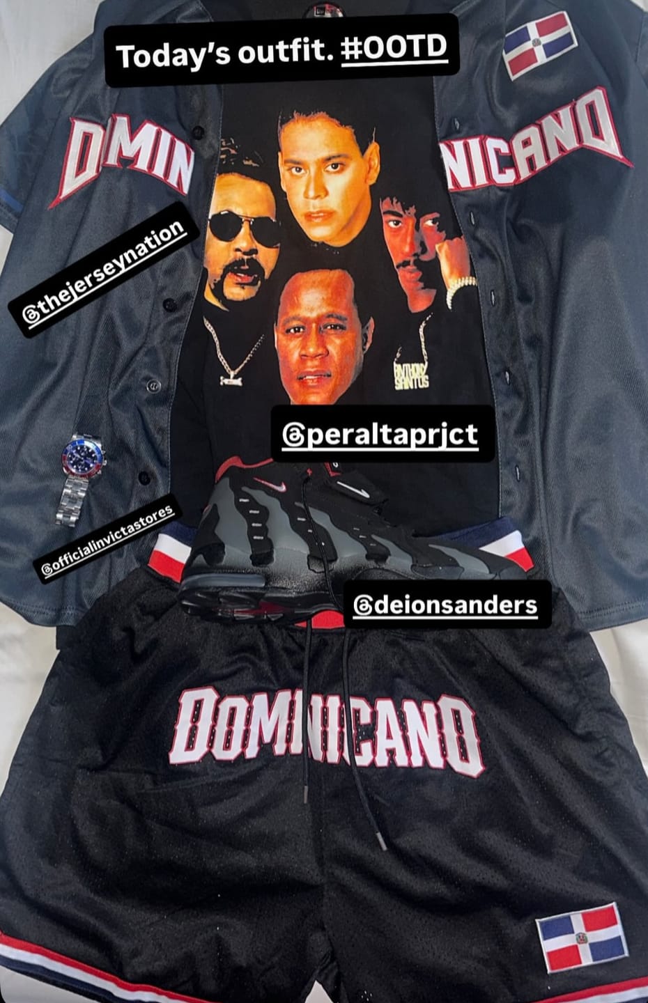 Customer photo review of Dominican Republic Heritage Custom Baseball Jersey