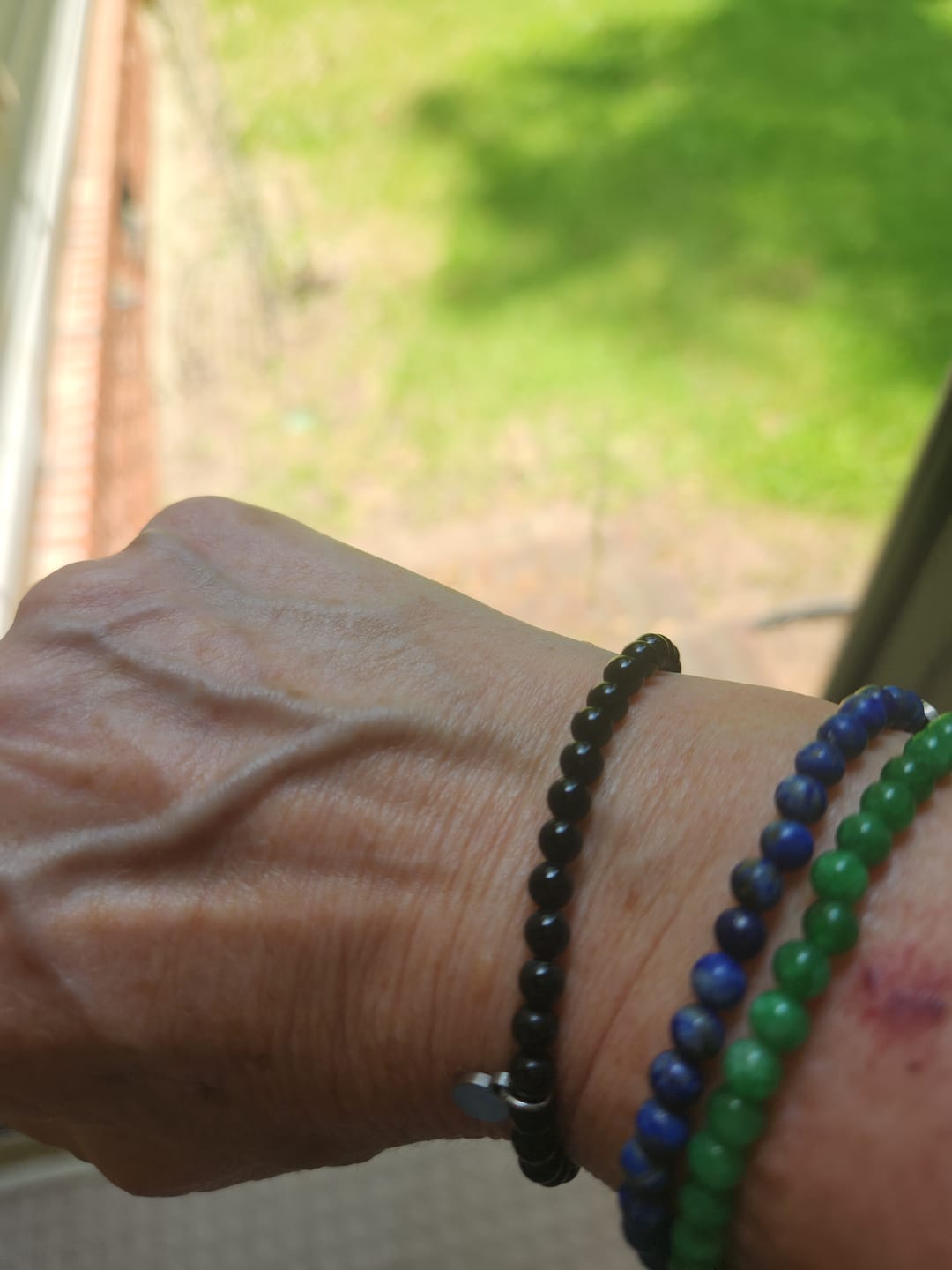 Customer photo review of Black Tourmaline Bracelet Mini