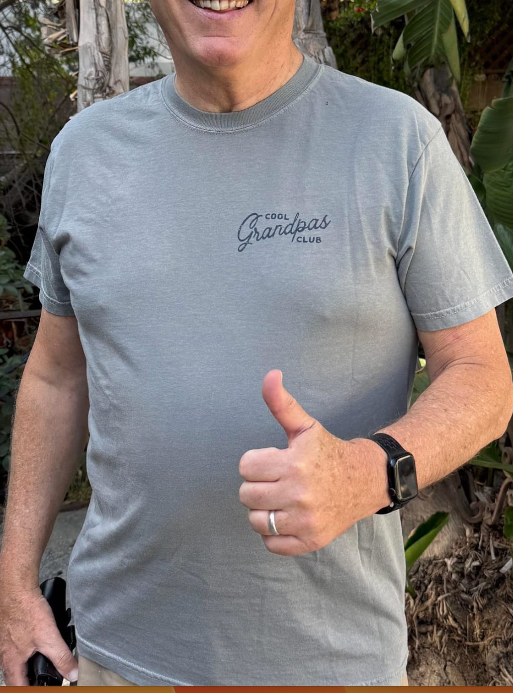 Customer photo review of Cool Grandpas Club (Left Chest)