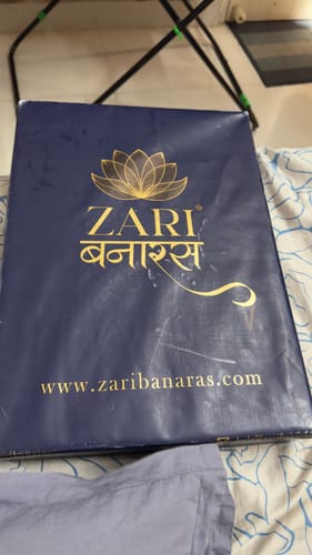 Customer photo review of Gul-Baagh: Banarasi Katan Silk Saree With Brocade Meenakari Border in the shades of Red