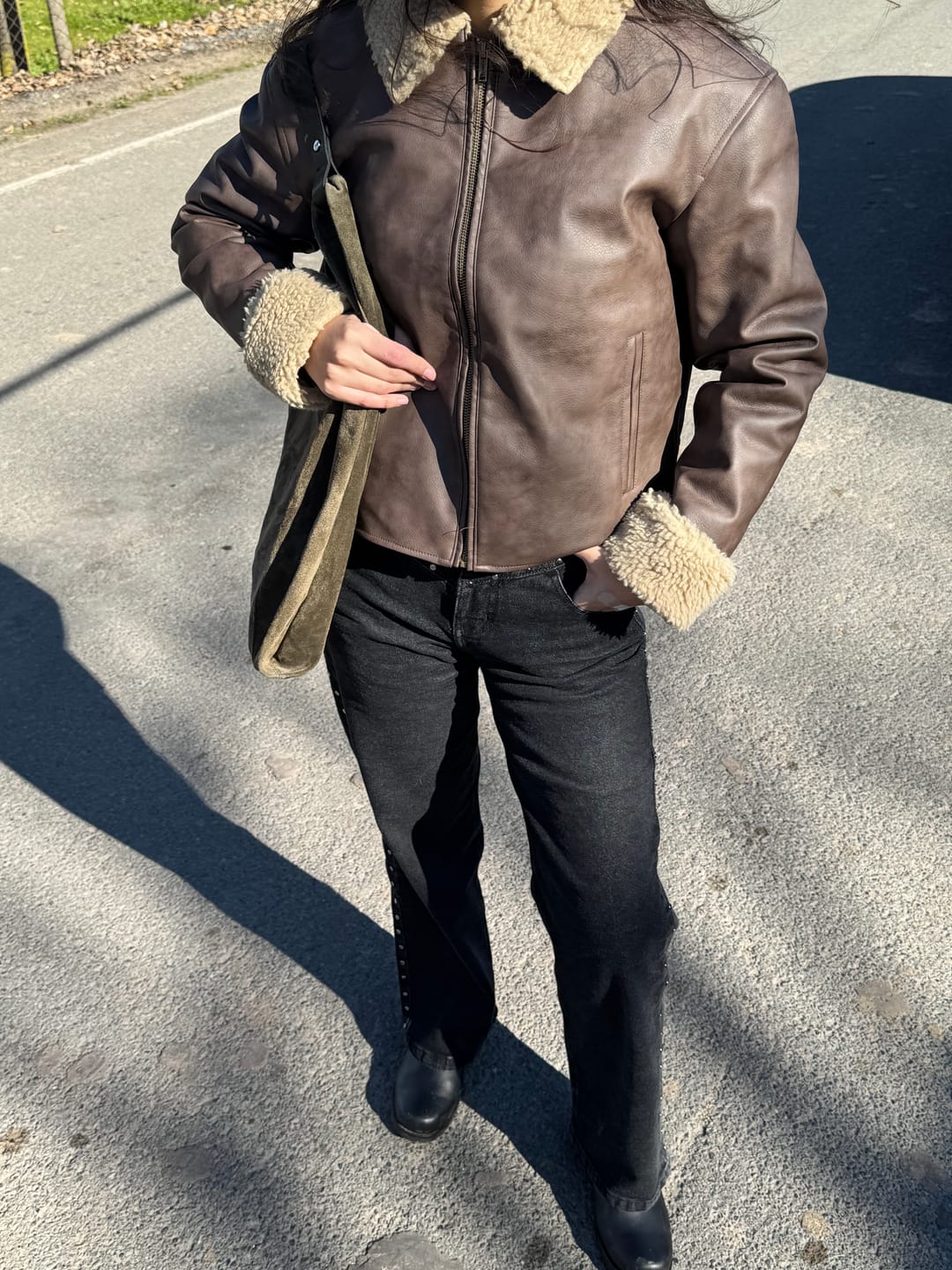 Customer photo review of Pantalón Tachas Frontales Black