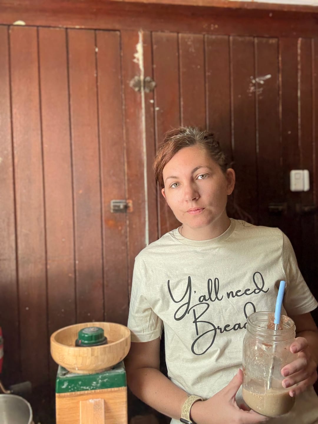 Customer photo review of Y'all need Bread T-Shirt