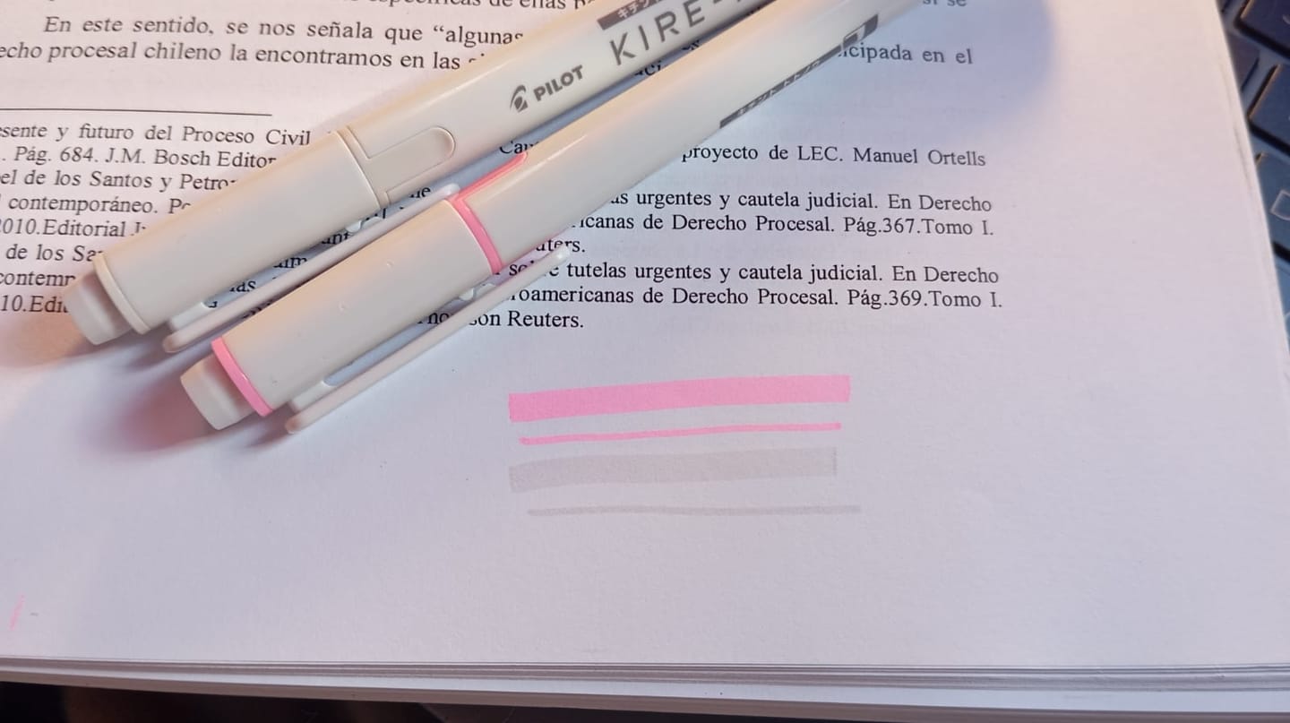 Customer photo review of Pilot Kire-Na - Destacadores Doble Punta