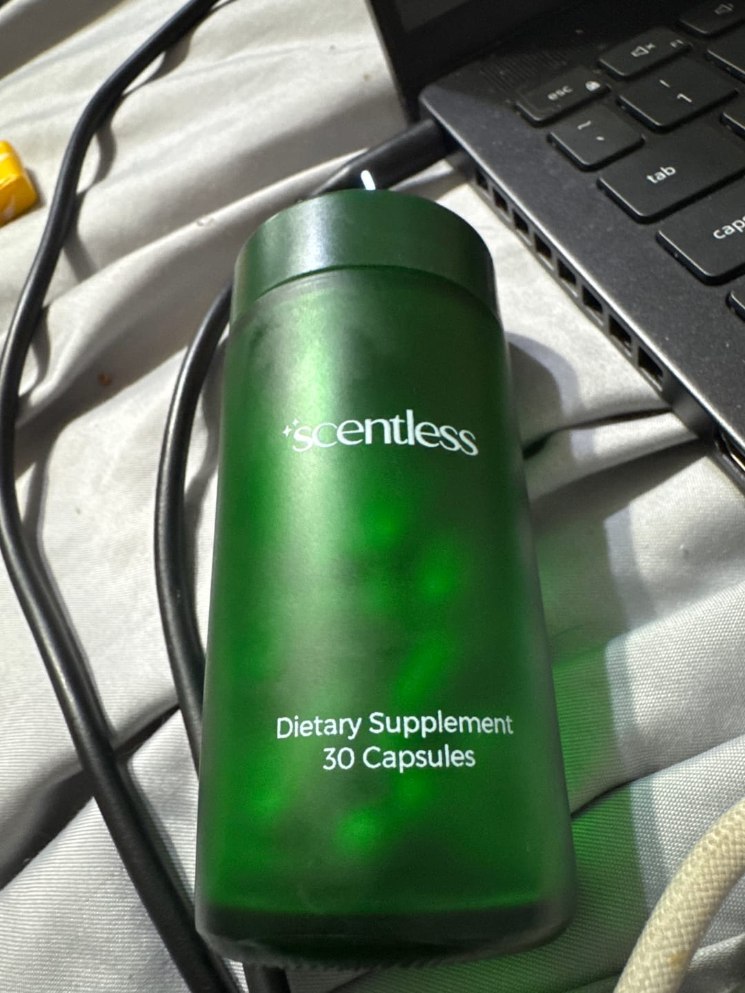 Customer photo review of Scentless Deodorant Supplement