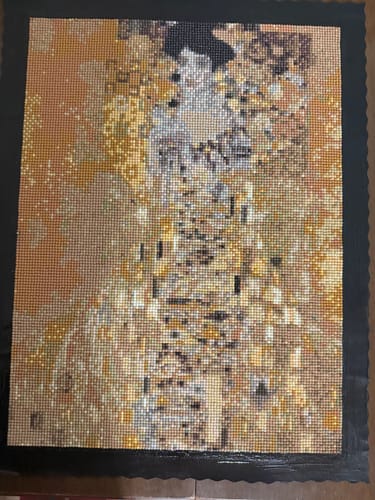 Customer photo review of Diamond Painting - Portrait of Adele Bloch-Bauer I | Gustav Klimt