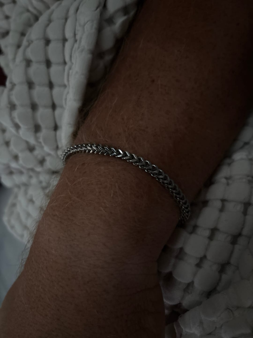 Customer photo review of 4mm Franco Link Bracelet