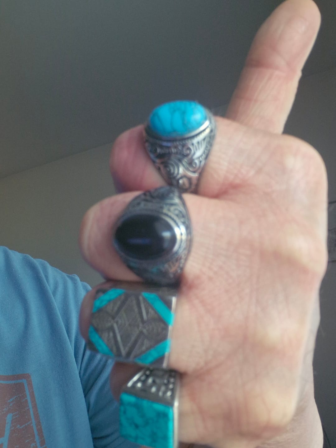 Customer photo review of BLACK EYES.