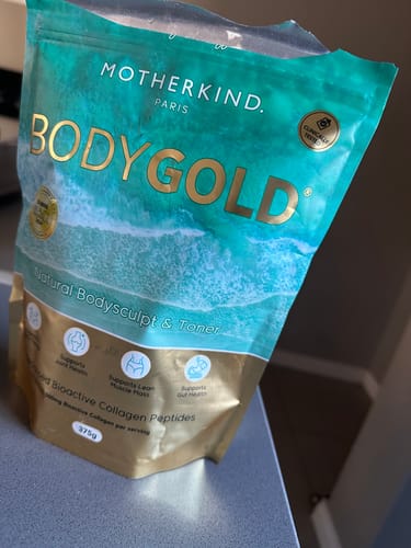 Customer photo review of BodyGOLD Collagen Peptides - 375g