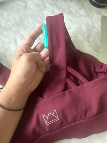 Customer photo review of Vivid Square Neck Sports Bra