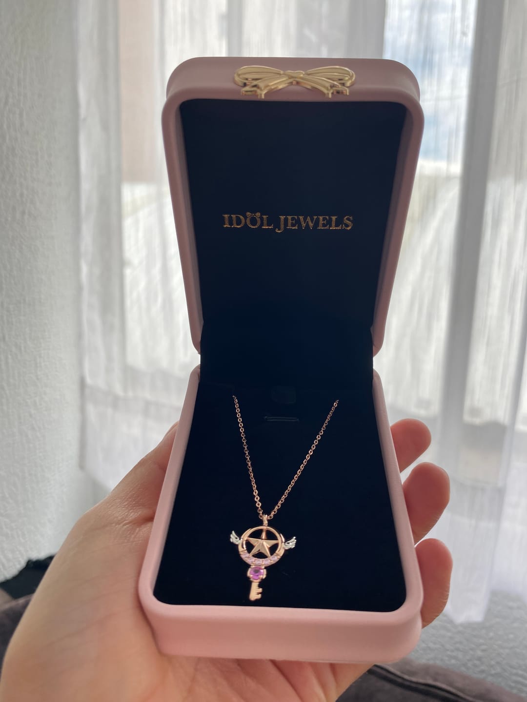 Customer photo review of Collar Llave Estrella | Plata Baño de Oro Rosa 18K | Cardcaptor Sakura
