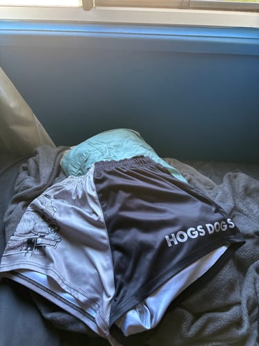 Customer photo review of 🔥NEW🔥 Footy Shorts (With Pockets) - Surf & Turf