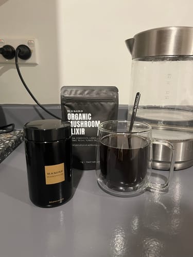Customer photo review of Organic Mushroom Elixir Extract