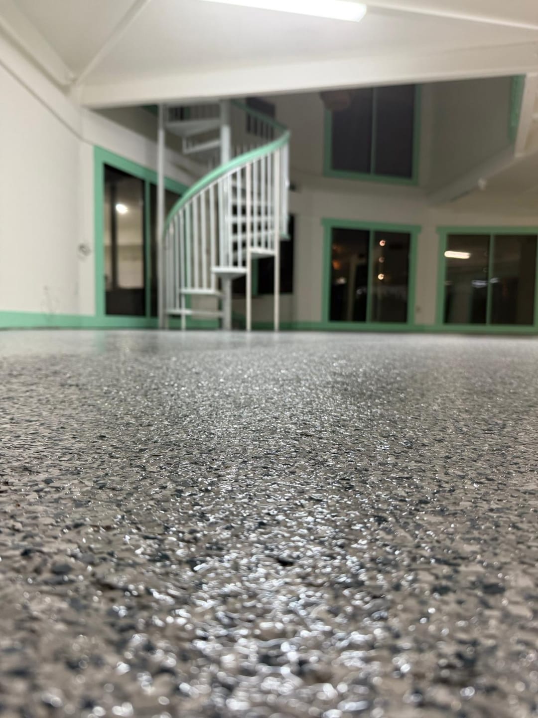 Customer photo review of Epoxy Floor Kit - Rockhard USA Clear 3 Gal. Kit