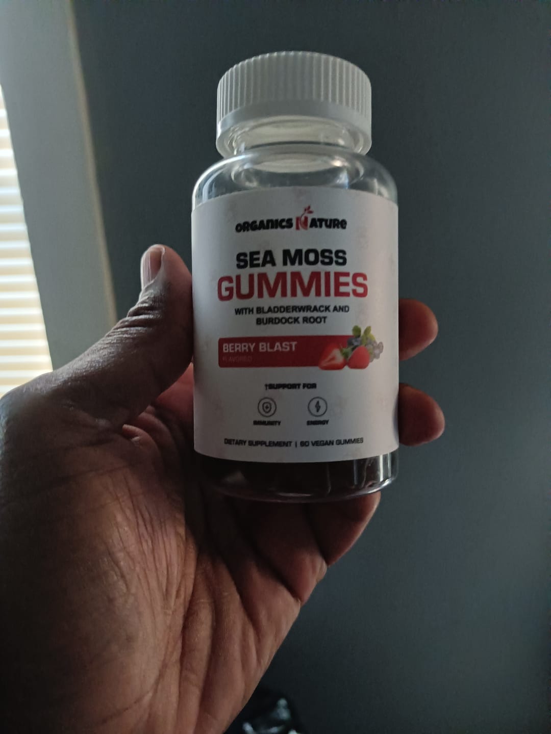 Customer photo review of Irish Sea Moss Gummies With Bladderwrack & Burdock