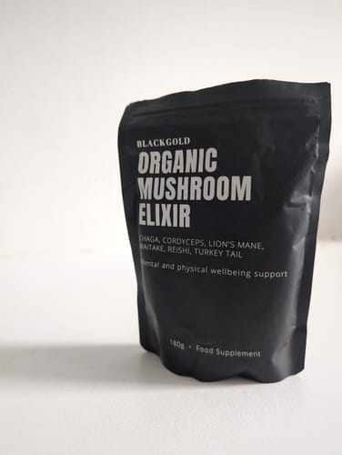 Customer photo review of Organic Mushroom Elixir Extract (90 Serving)