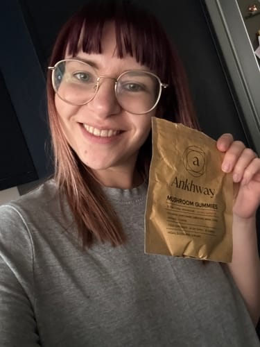 Customer photo review of Mushroom Gummies