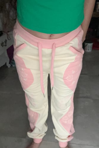 Customer photo review of Strawberry Picking Sweat Pants