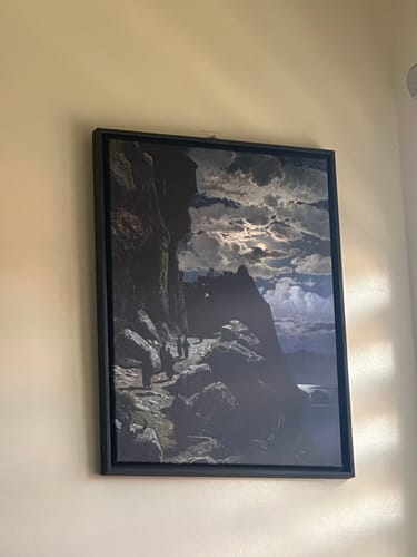 Customer photo review of Monks Walk to the Mountain Monastery of Athos | Hermann Corrodi | 1905