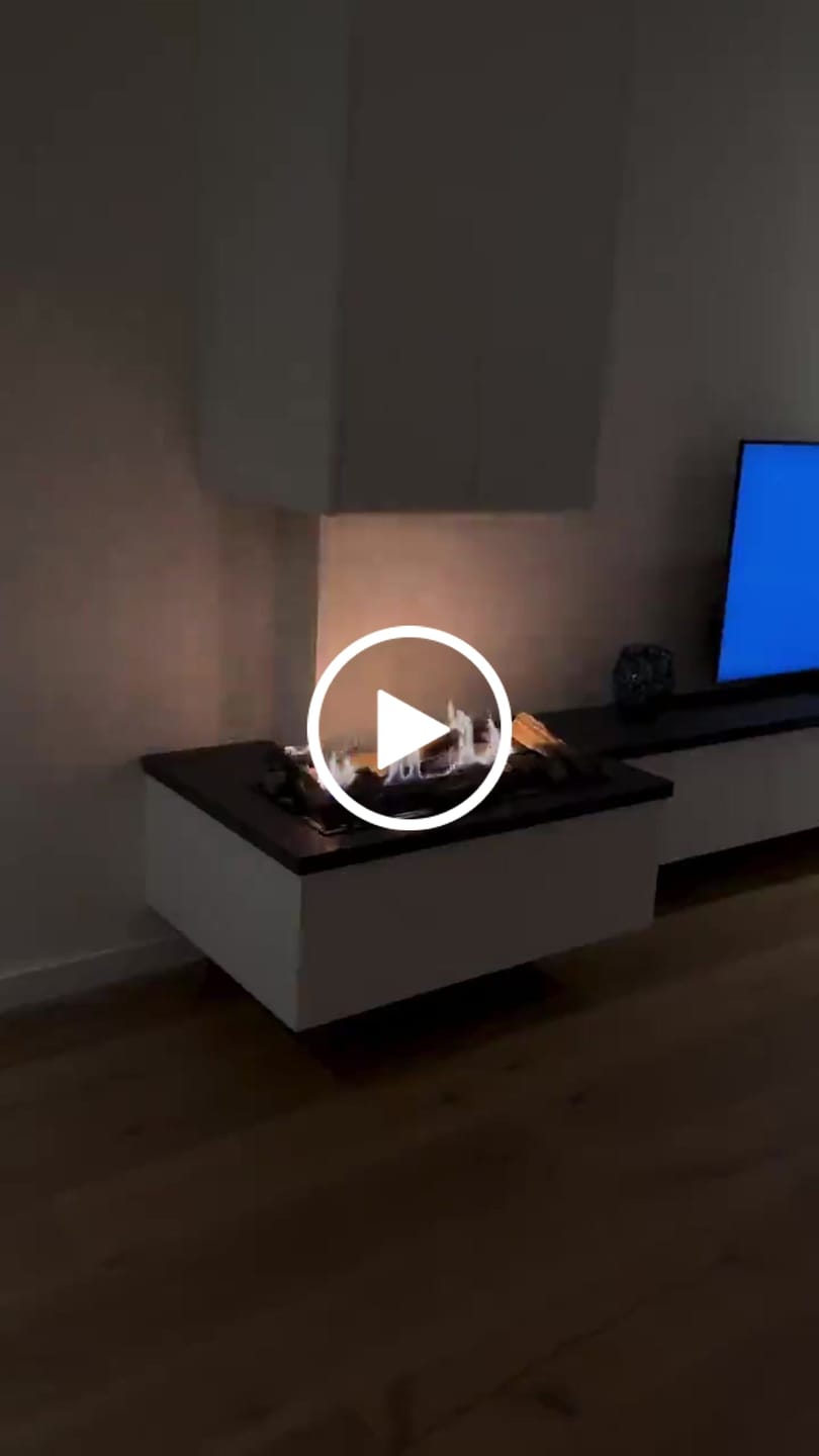 Customer video review of Bioethanol SmartFire Fernbedienung - PRIME A6 80cm mit Deko