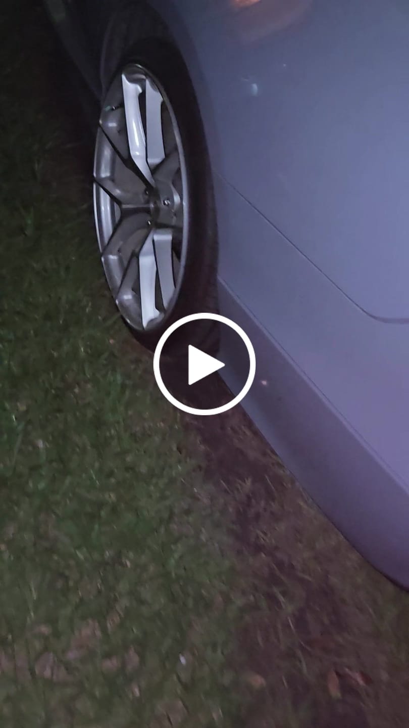 Customer video review of Spiked Valve Stem Caps