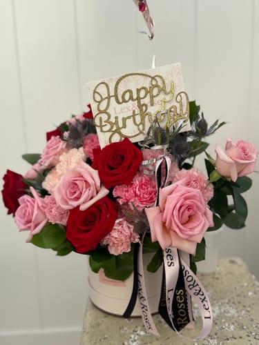 Customer photo review of Lexi Box - Pink & Red