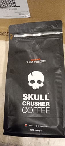 Customer photo review of Skull Crusher Coffee - 500g