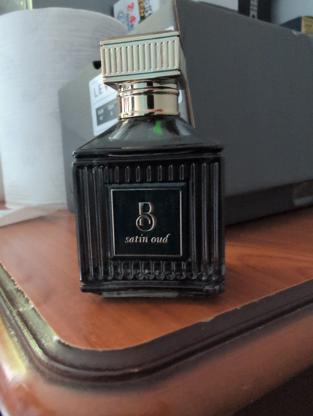 Customer photo review of Eau de Parfum Barakkat Satin Oud - Fragrance World 100 ML