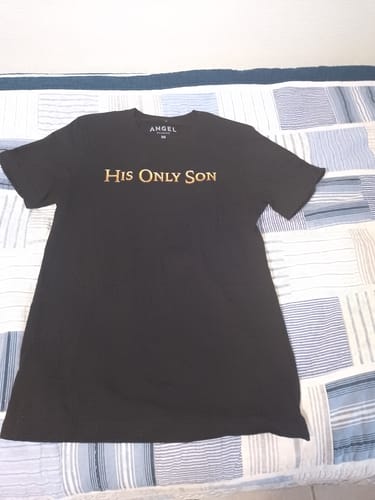 Customer photo review of His Only Son - Short Sleeve T-Shirt