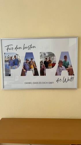 Jana W. review of Personalisiertes Poster - Für den besten Papa der Welt image 1 out of 1