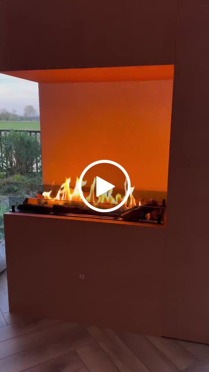 Customer video review of Bioethanol SmartFire Fernbedienung - PRIME A6 80cm mit Deko