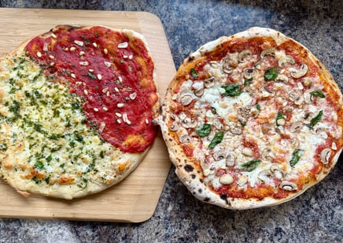 Customer photo review of Sourdough Pizza Bases