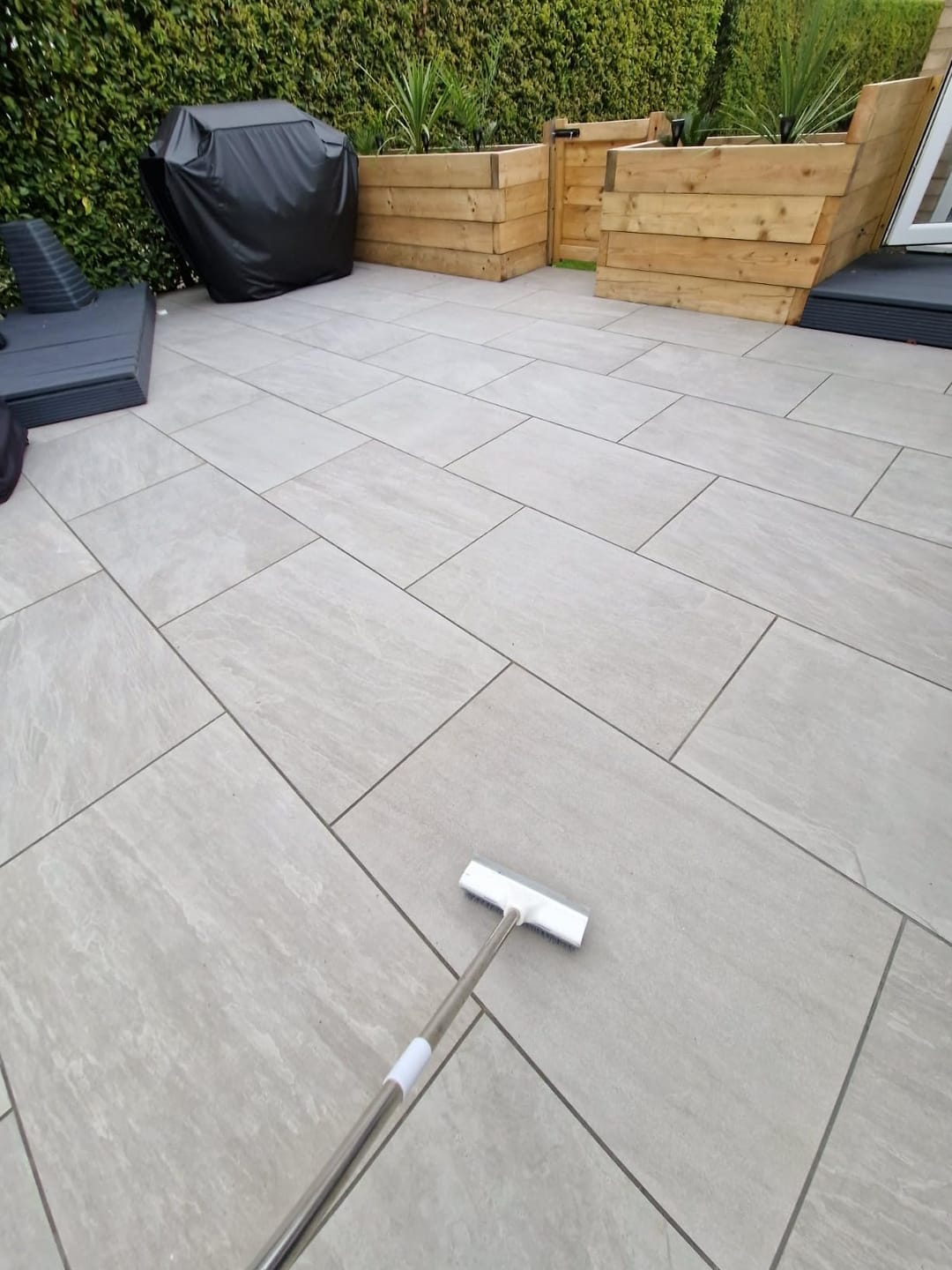 Customer photo review of Magic Floor Scrubbing Brush
