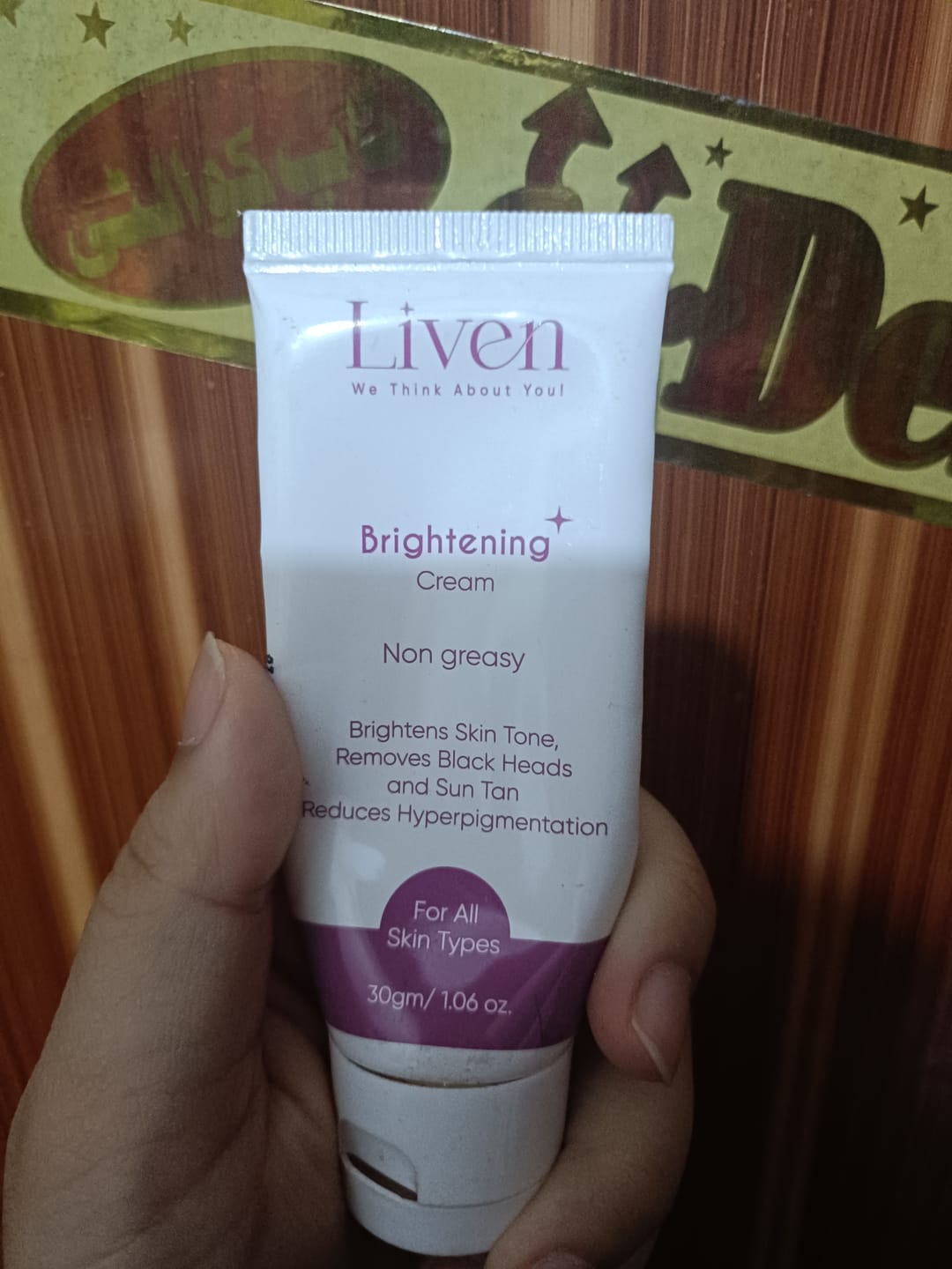 Customer photo review of Brightening Cream