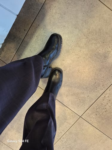 Customer photo review of MIss Black Mercy 1 Ankle Boot - Black