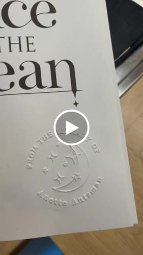 Customer video review of Custom Book Embosser