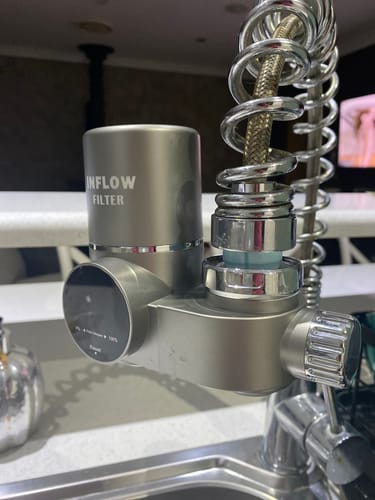 Customer photo review of Inflow Tap Filter