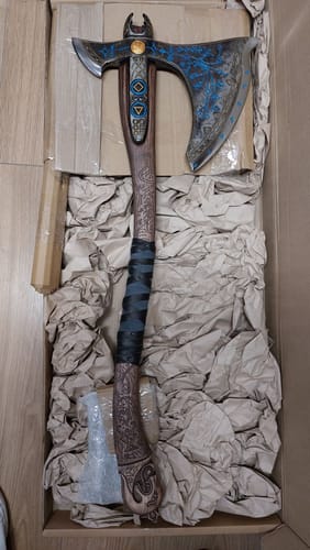 Customer photo review of Hache Leviathan de Kratos Forgée à la Main